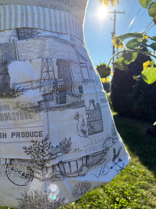 Fresh Farm Produce Half Apron