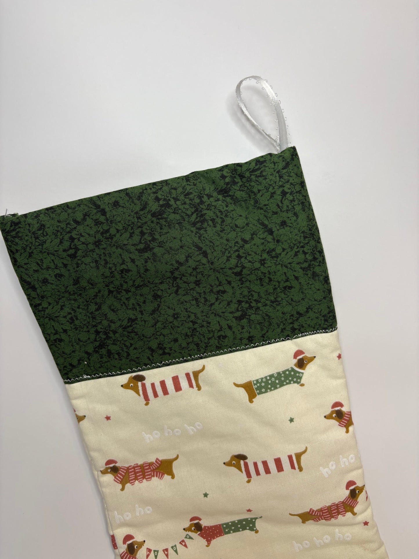 Dachshund Hohoho Stocking