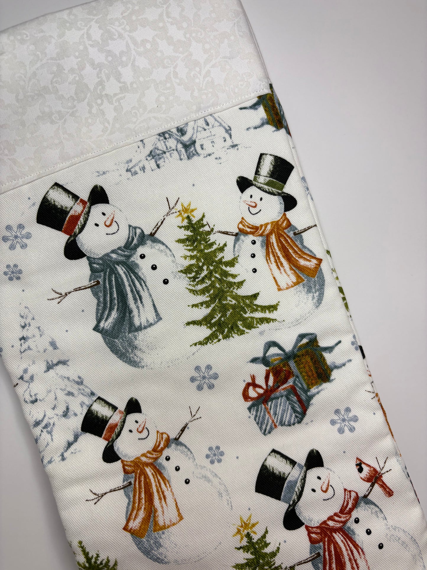 Winter Snowman Stocking