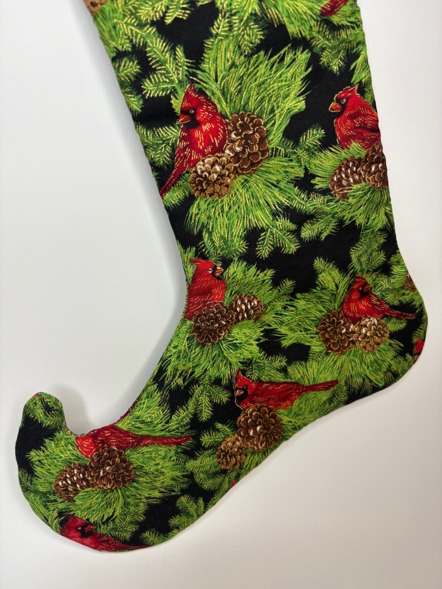Winter Cardinal Stocking