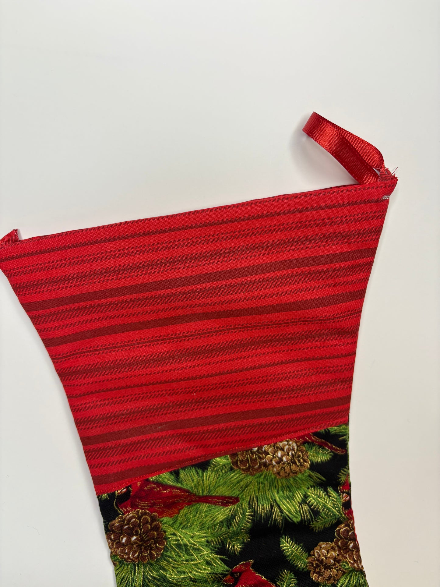 Winter Cardinal Stocking
