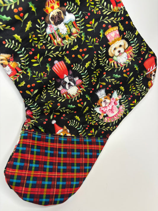 Christmas Pups Stocking