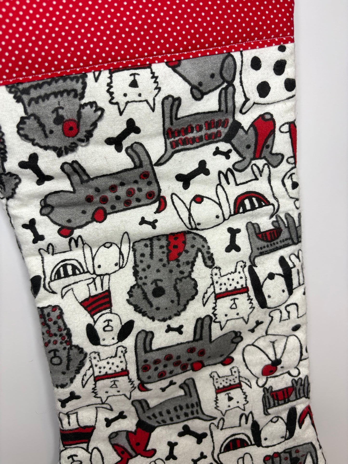 Greyscale Pups Stocking
