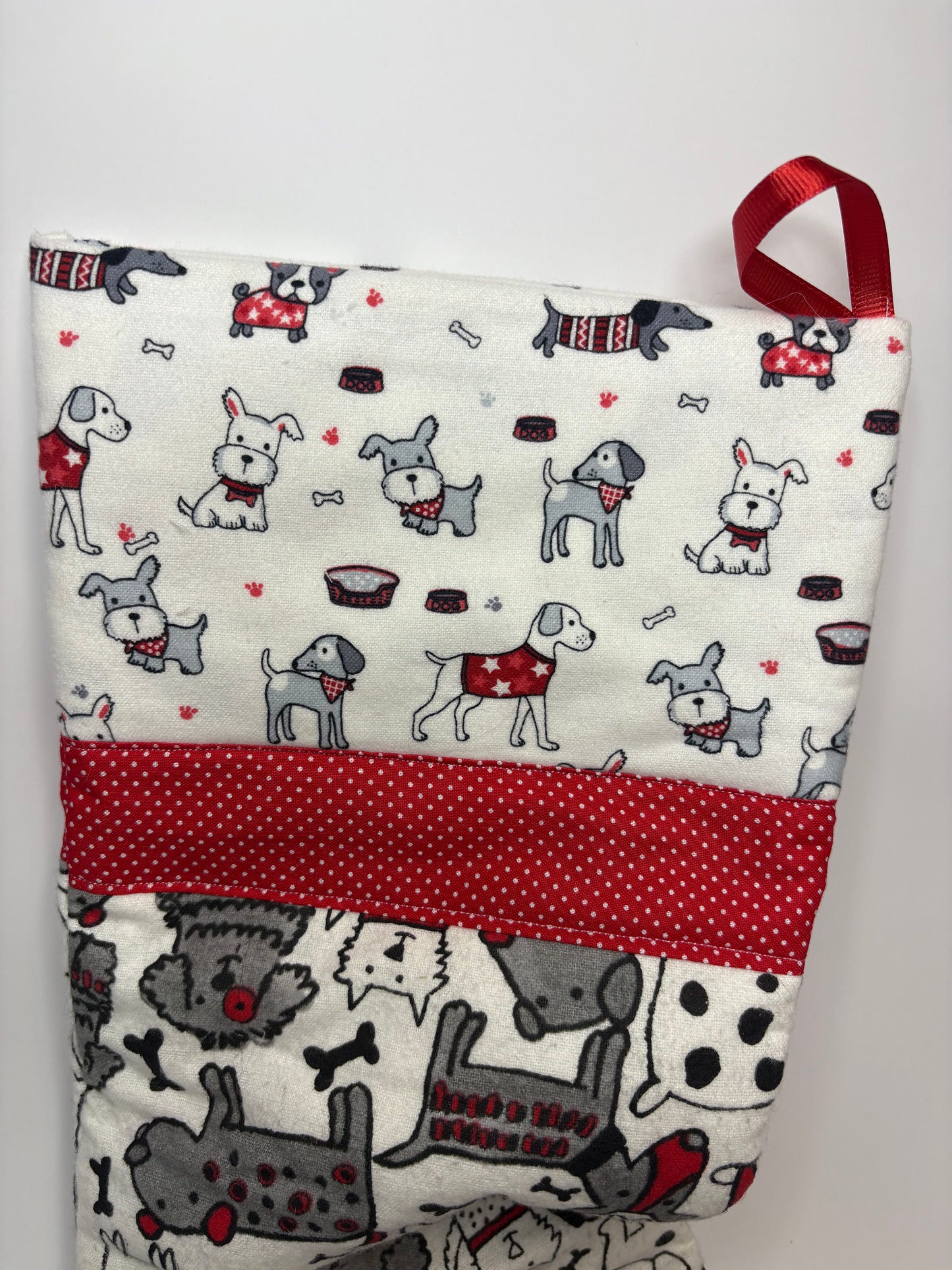 Greyscale Pups Stocking