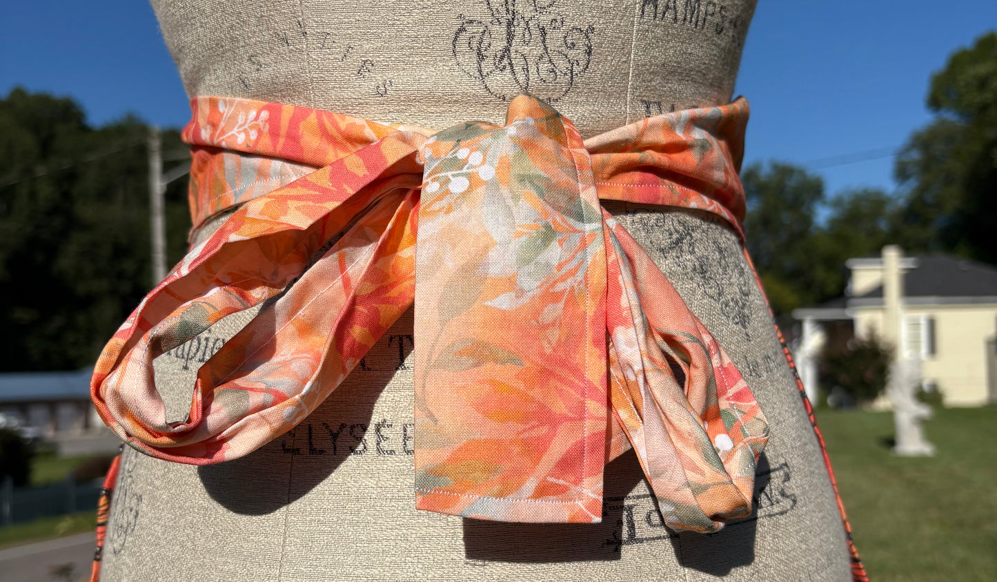 Monarch Butterfly Half Apron
