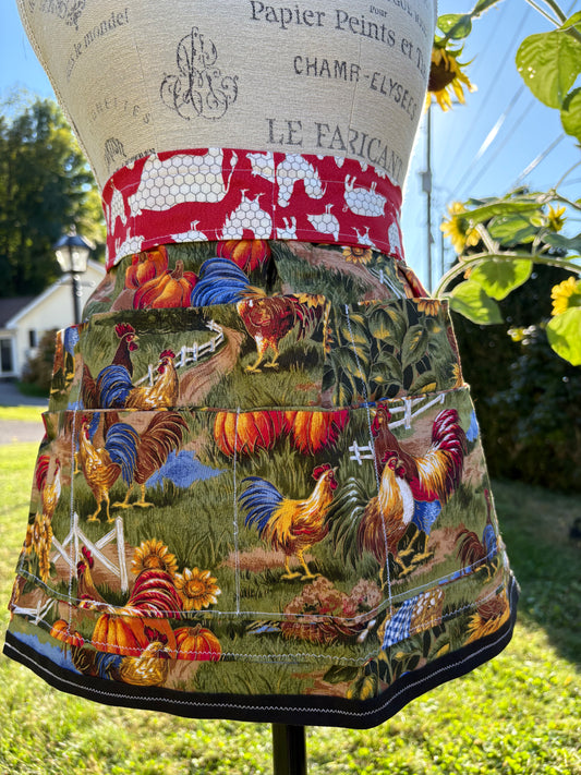 Farm Hen Half Apron