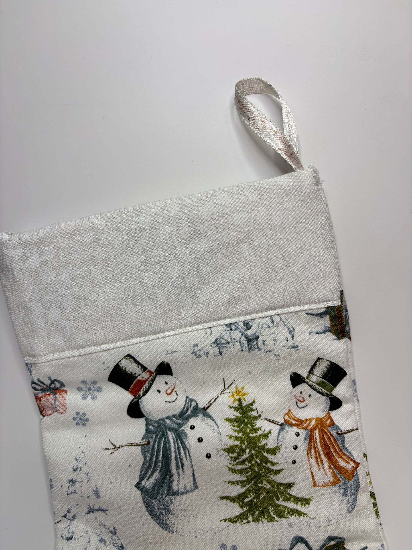 Winter Snowman Stocking