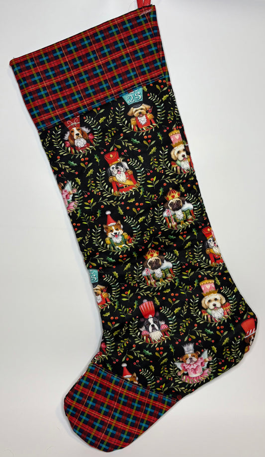 Christmas Pups Stocking