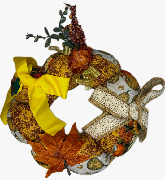 Sunflower & Squash Wreath